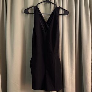 Chic Black Sleeveless Jumpsuit